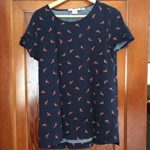 Free With Bundle: H&M Woven T-Shirt